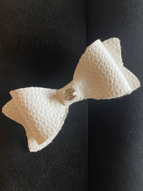 Leatherette Bling Bows