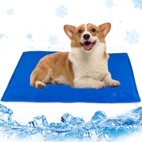 Dog Cooling Mat, Pet Cooling Mat For Dogs, Pressure Activated Dog Cooling Pad, No Water Or Refrigeration Needed, Non-Toxic Gel (Option: 50x65cm)