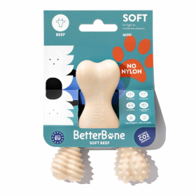 Betterbone Soft Beef Dog Chew Toy (size: Mini)