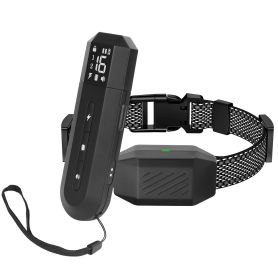 Dog Training Collar with Remote 2624FT 3 Modes Beep Shock Vibration Electric Rechargeable Correction Device IP67 Waterproof Transmitter Receiver for d (Color: Black)